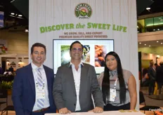 Johnnie Knowles, Steven Ceccarelli and Diana Ramirez with Farm Fresh proudly talk about the company's sweet potato program.
